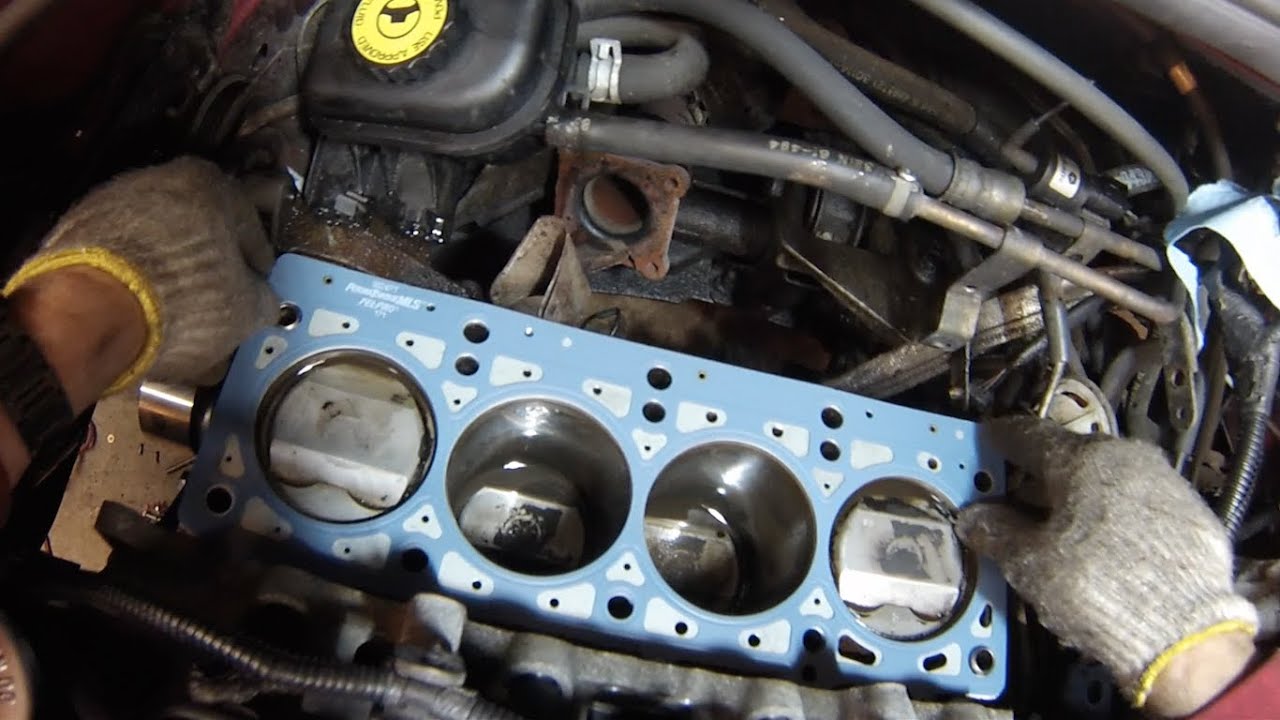Прокладка головки блока цилиндров и ремень ГРМ Dodge Plymouth Chrysler 2.4L — часть 2. Сборка
