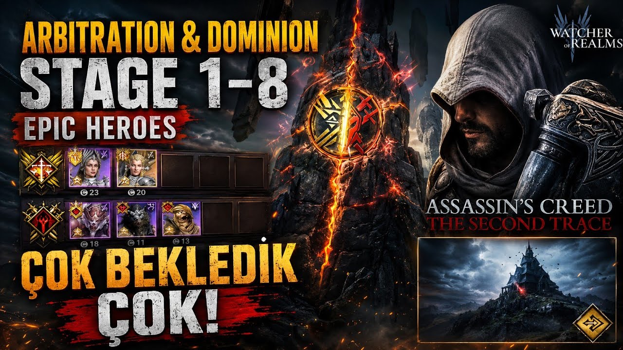 Arbitration and Dominion Only 5 Heroes - Watcher of Realms #watcherofrealms #Julygameplayevent