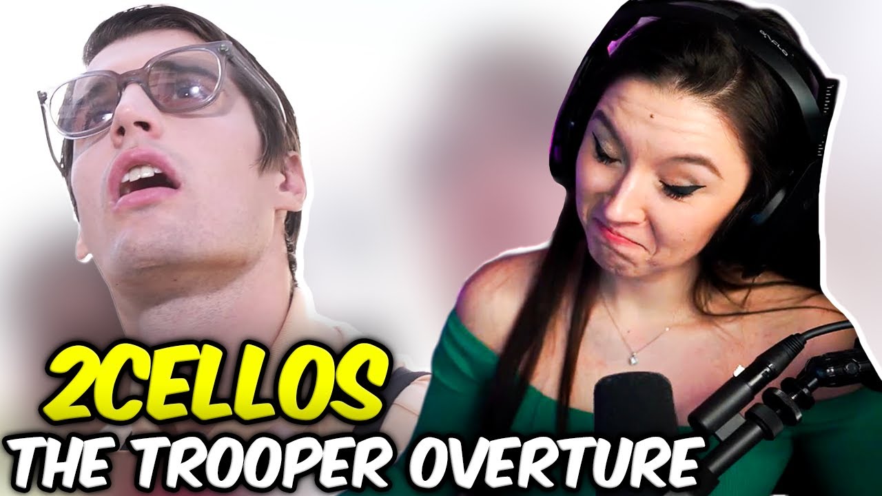 2CELLOS - The Trooper Overture | FIRST TIME REACTION
