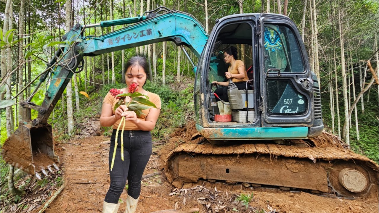 Building a road to the highest mountain in the village