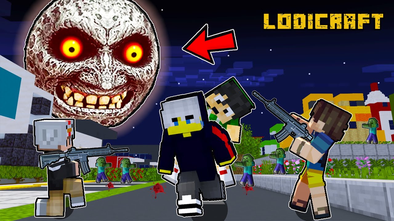 Best of Surviving from LUNAR MOON in Minecraft!