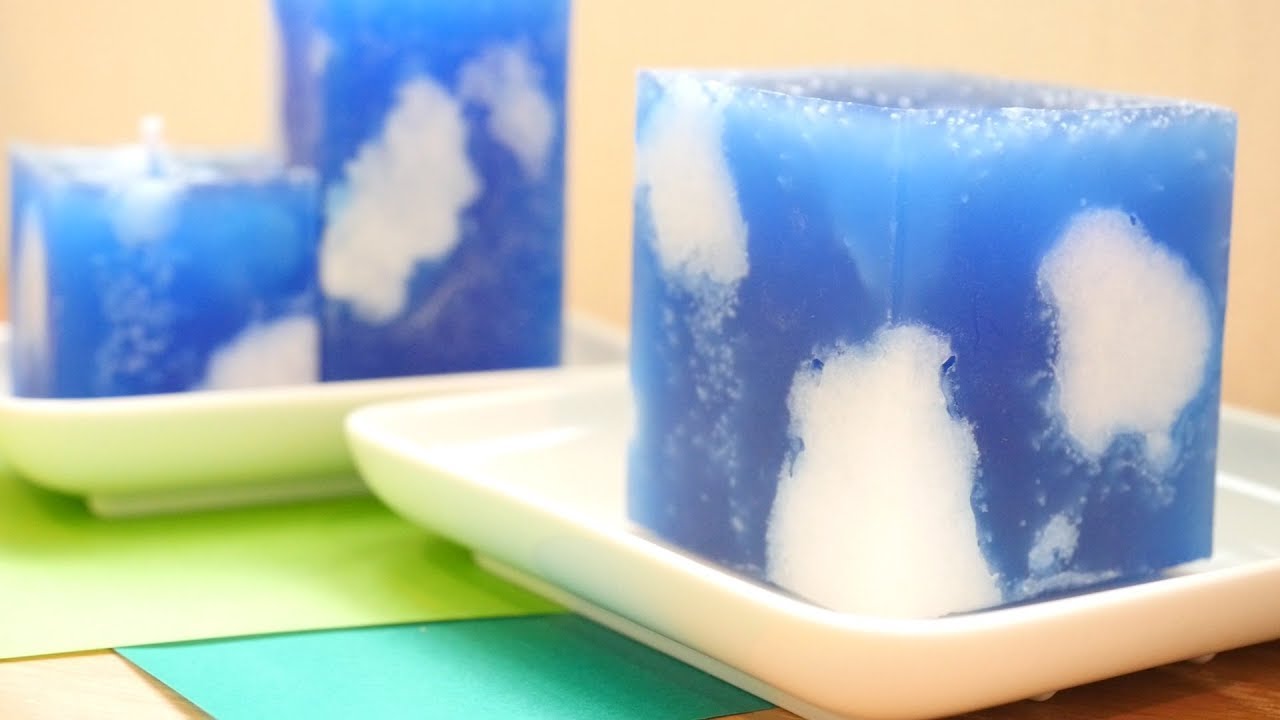 太陽サンサン！夏空キャンドル作り！making candle