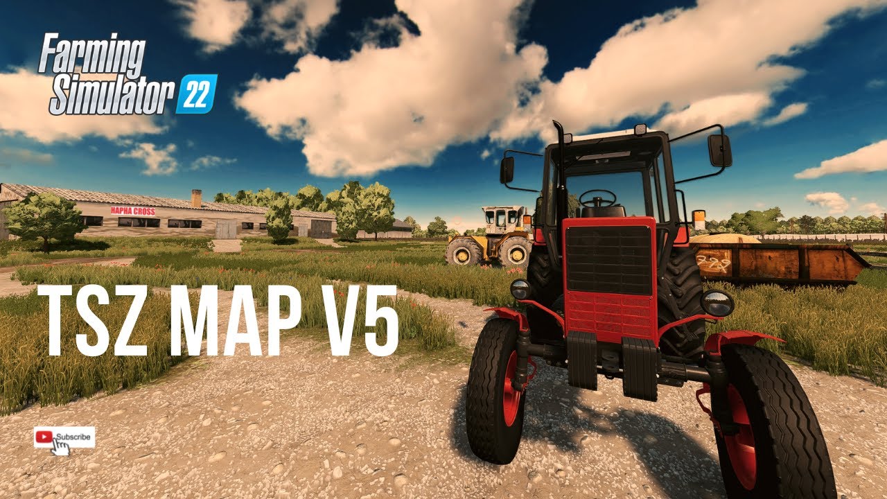 TSZ MAP V5  Bemutató | Farming Simulator 22 🚜 | MTZ-vel magyar földön.
