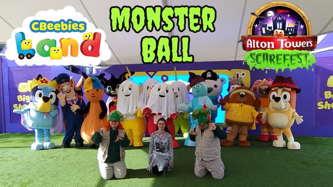 CBeebies Land Monster Ball Scarefest 2024 at Alton Towers Resort