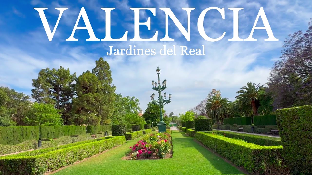 Discover The Jardins Del Real In Valencia | 4k Tour