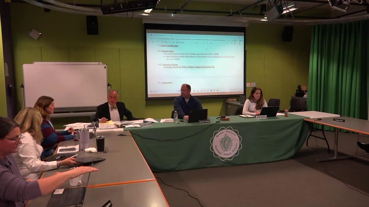School Committee Meeting 03/03/2026
