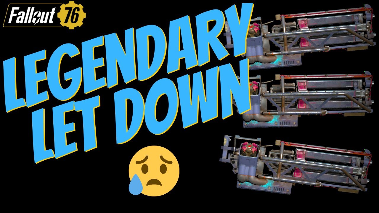 Fallout 76 - Legendary Crafting Disappointment With Ultracite Gatling Lasers