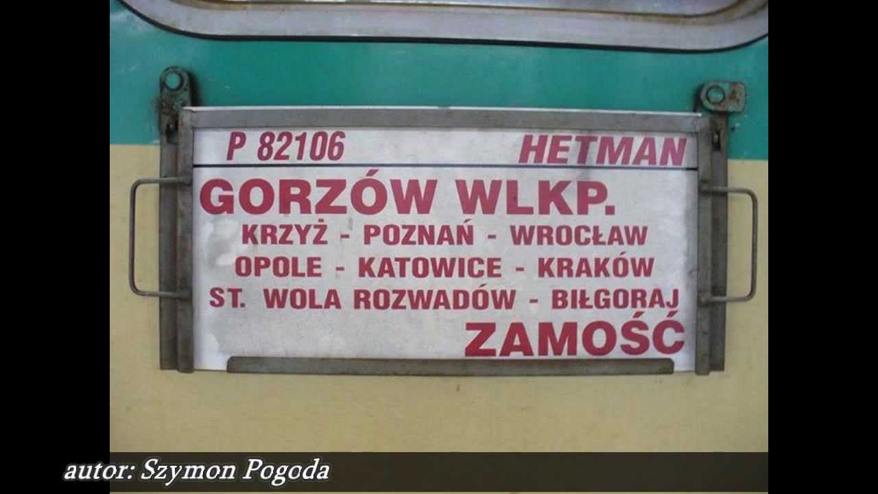 TABLICE KIERUNKOWE - najbardziej kultowych połączeń starej ''dobrej'' kolei