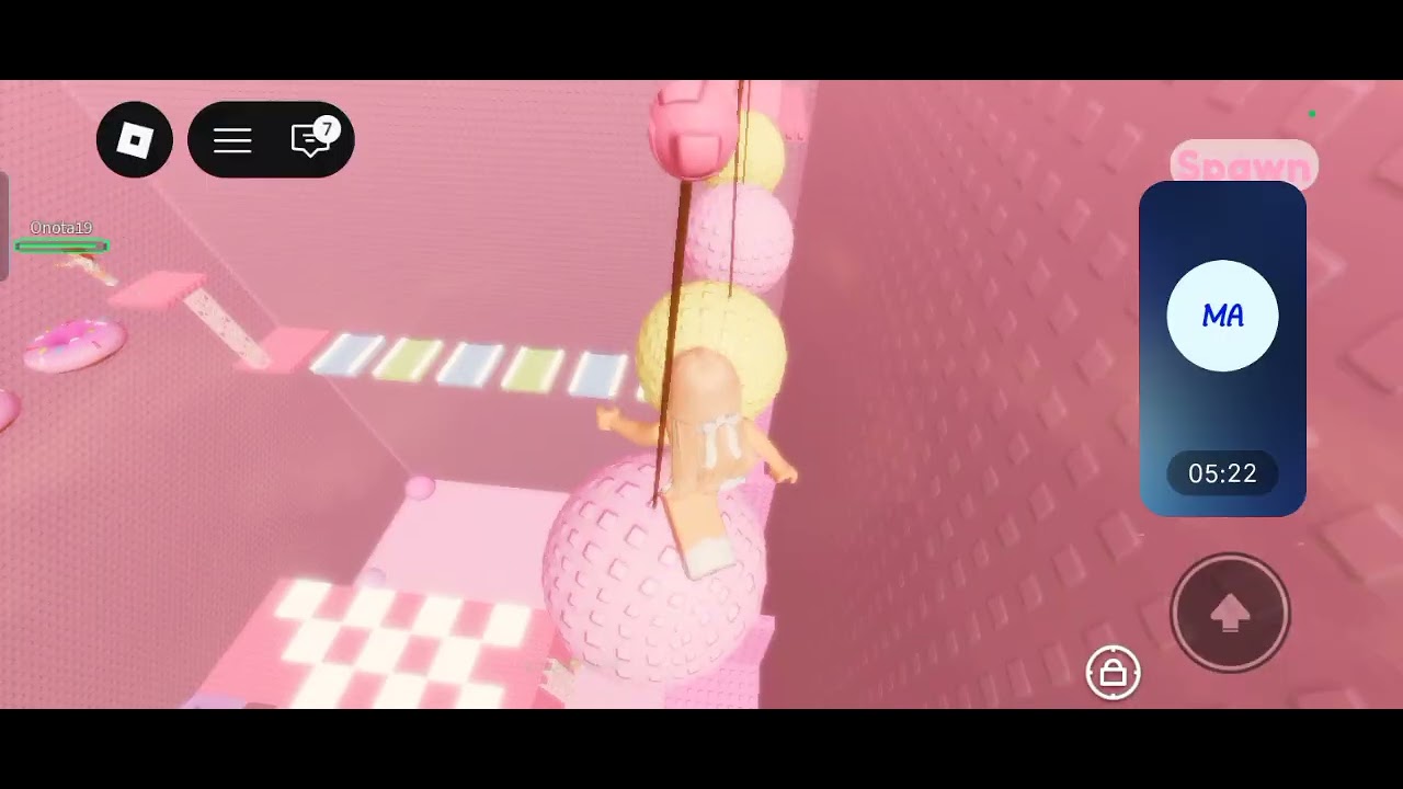 Part two obby! (In a call with my bff!!!)
