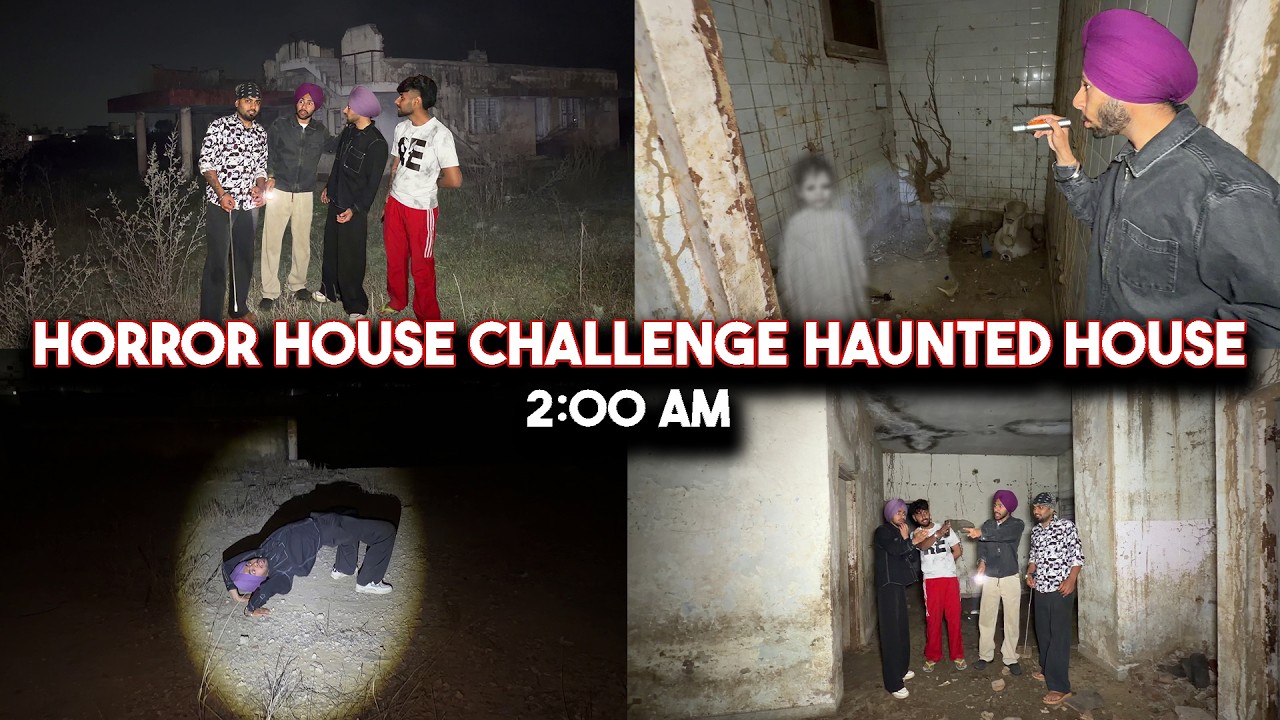 2 WJE RAAT NU HAUNTED HOUSE CHALE GYE😱- Horror House 2AM Challenge With Friends 🔥- BEING BRAND