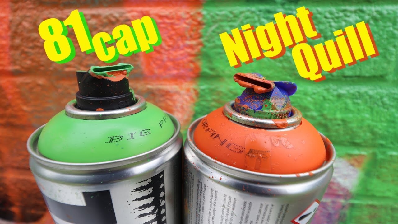 WHICH Is The BEST Graffiti Filling Cap???? ~~ 81 Cap Vs  NightQuill Lightning