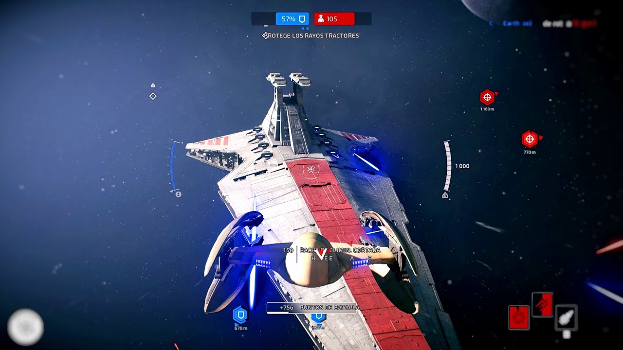 Star Wars Battefront 2 | Batalla Espacial Separatista Contra La Republica Clon en RYLOTH