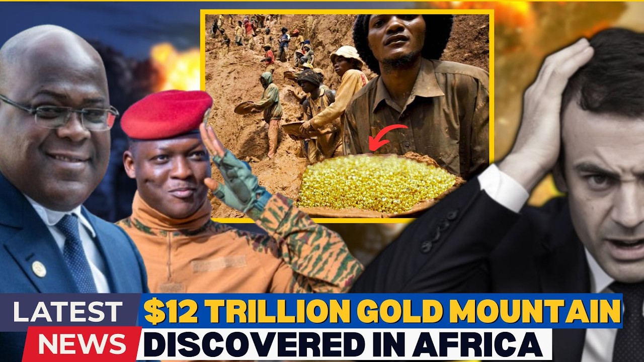 A Mountain made entirely of GOLD discovered by villagers in Africa