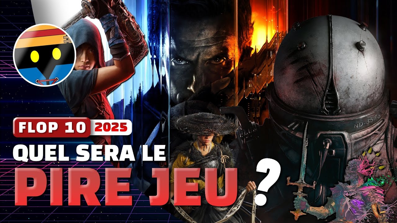 MON FLOP 10 JEUX VIDÉO 2025 ! Qui sera le Grand Perdant ?