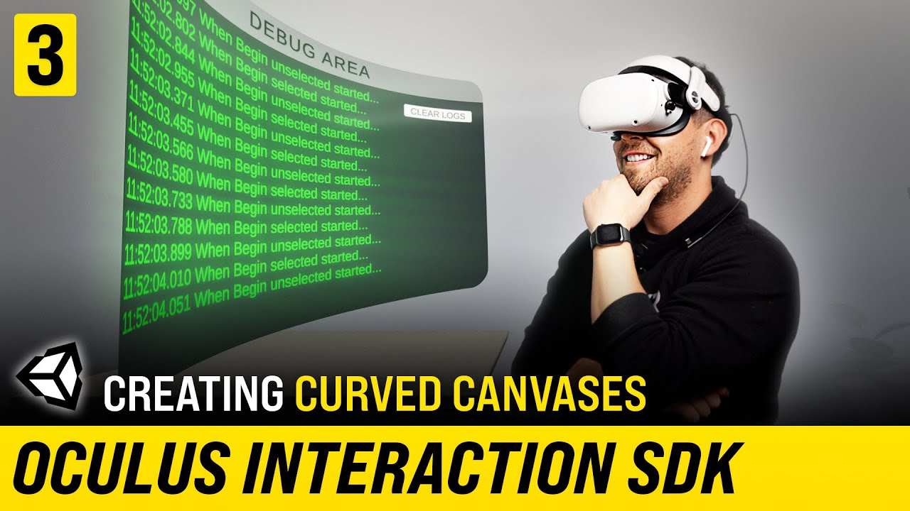 Learn To Create A VR Curved Canvas With Oculus Interaction SDK
