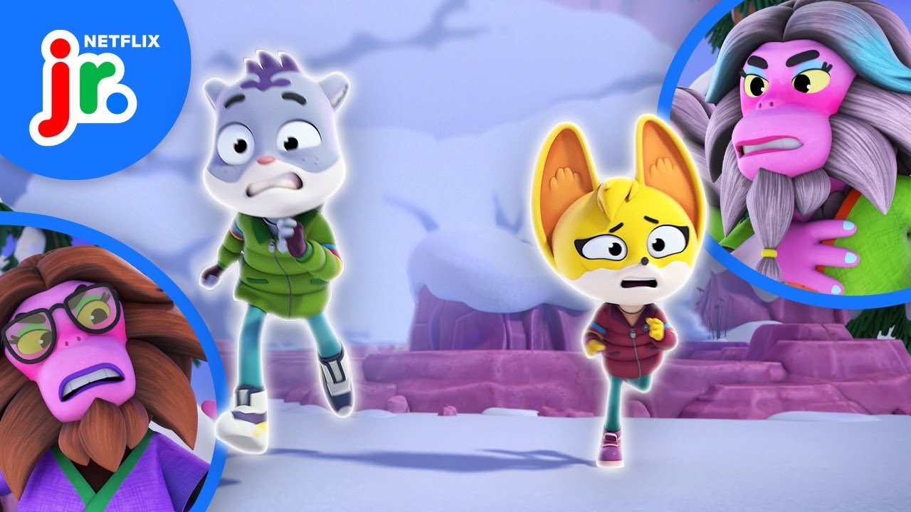 Snow Monkey Hot Spring Search 🐵❄️ The Creature Cases | Netflix Jr