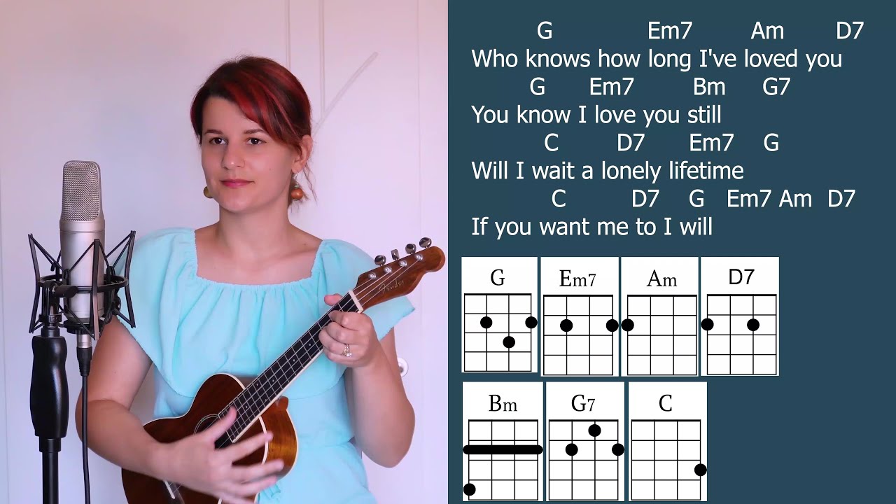 I Will - The Beatles | Ukulele Cover & Play-Along by Teda