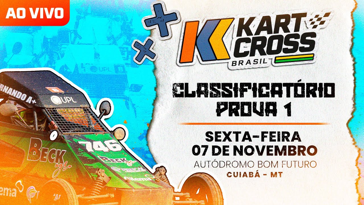 Kartcross Brasil 2025 - Etapa Única - Fase Classificatória (Prova 1) - Sexta 07/11