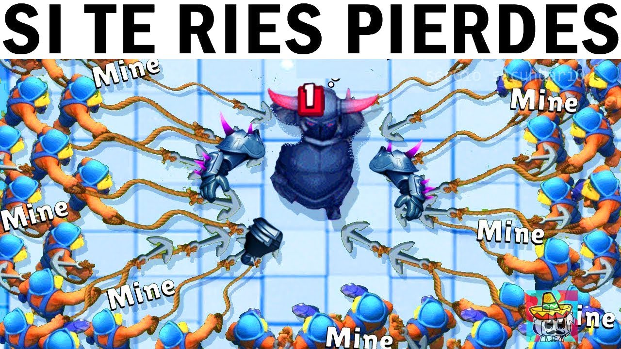 SI TE R&Iacute;ES PIERDES NIVEL CLASH ROYALE 🏢 MEJORES MOMENTOS + FAILS + RISA + GRACIOSOS #1