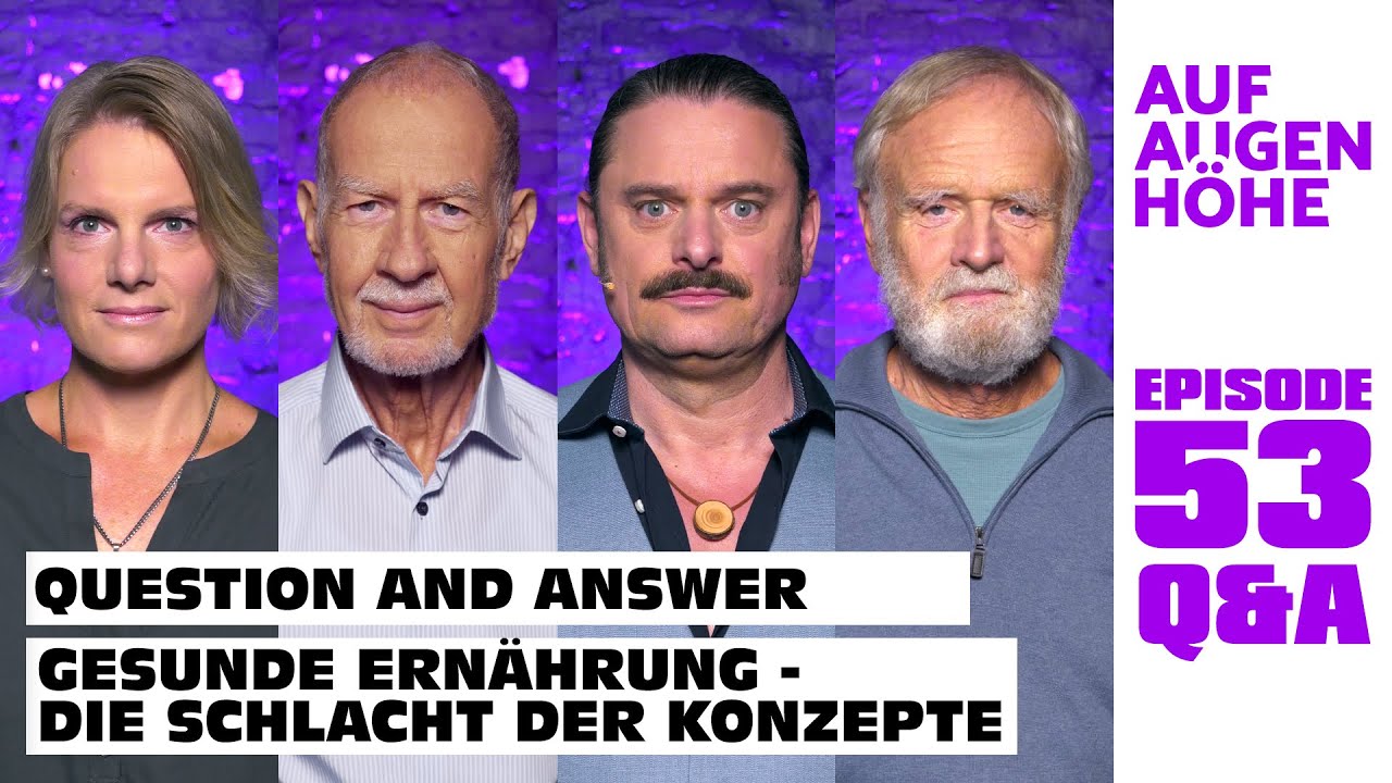 Q&A GESUNDE ERN&Auml;HRUNG - Ulrike von Aufschnaiter, Prof. Dr. Med. J&ouml;rg Spitz, Uwe Knop, Steven Acuff