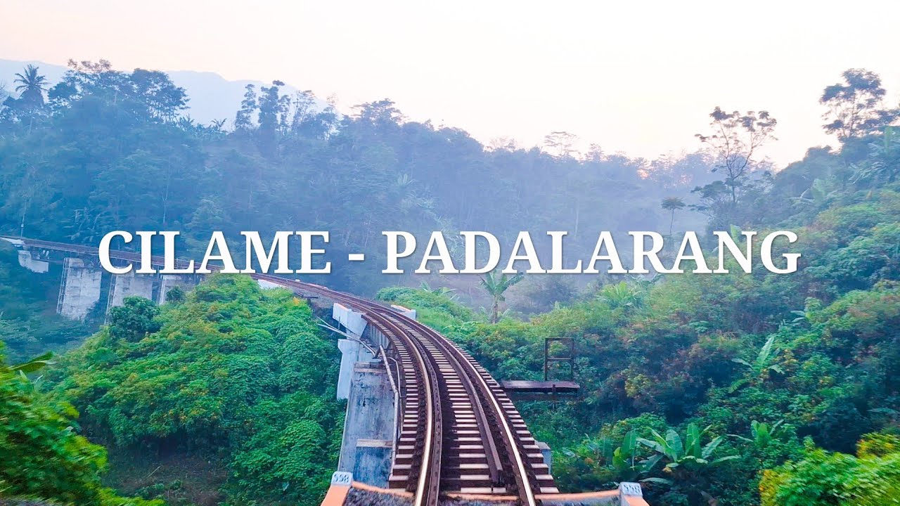 Stasiun Cilame - Padalarang || Eksotisme Jembatan KA Priangan Barat