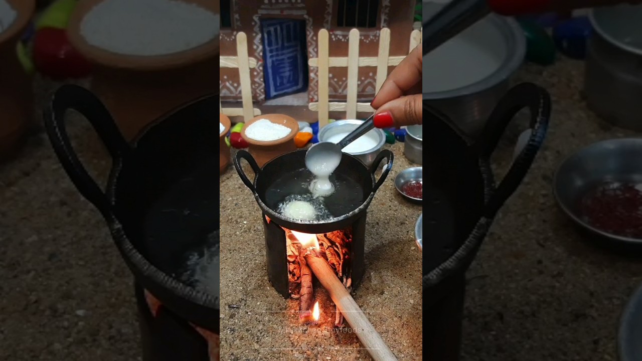 Miniature Malpua Recipe #miniature #tinyfood #miniaturerealcooking #shorts