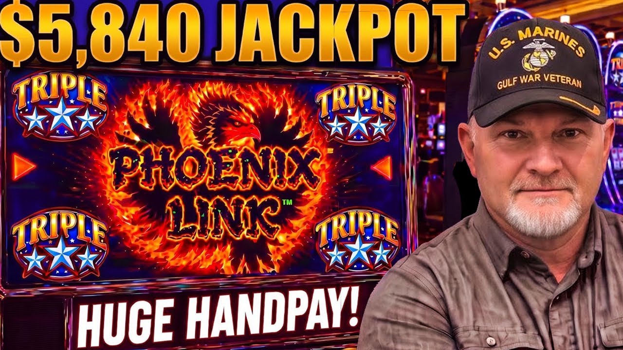Phoenix Link HUGE Jackpot | Old School Triple Stars $10 & $50 Spins