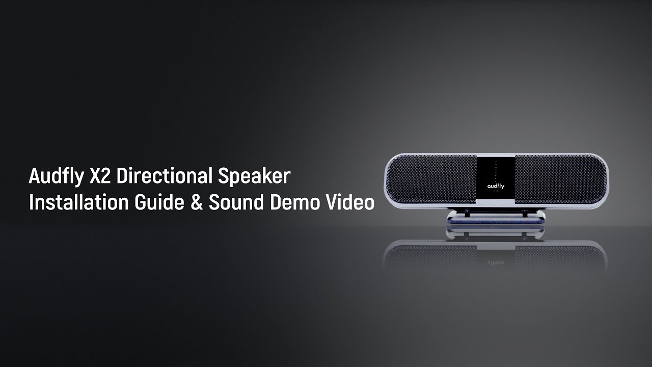 Audfly X2 Ultrasonic Directional Speaker Installation Guide | Step-by-Step Setup