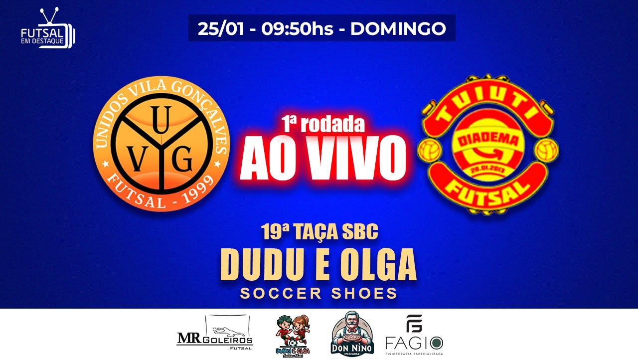 TAÇA SBC DUDU E OLGA - VILA GONÇALVES X TUIUTI - 1a RODADA #futsal