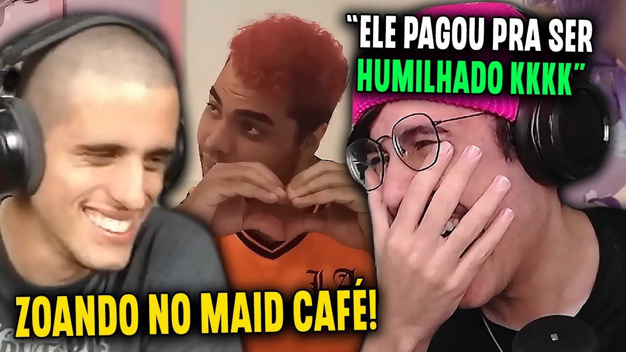 RECZADA REAGE AO DEFI PASSANDO VERGONHA NO MAID CAF&Eacute; | Cortes do Michi
