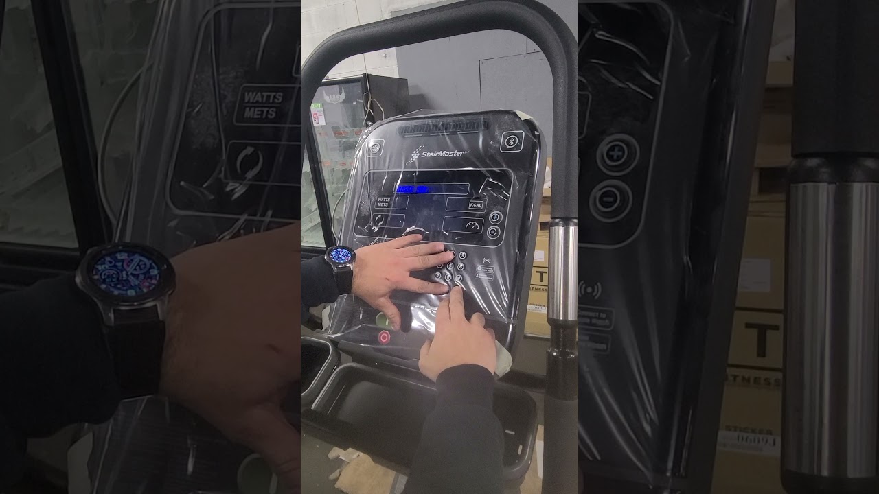 How to enter diagnostic mode on Stairmaster machines