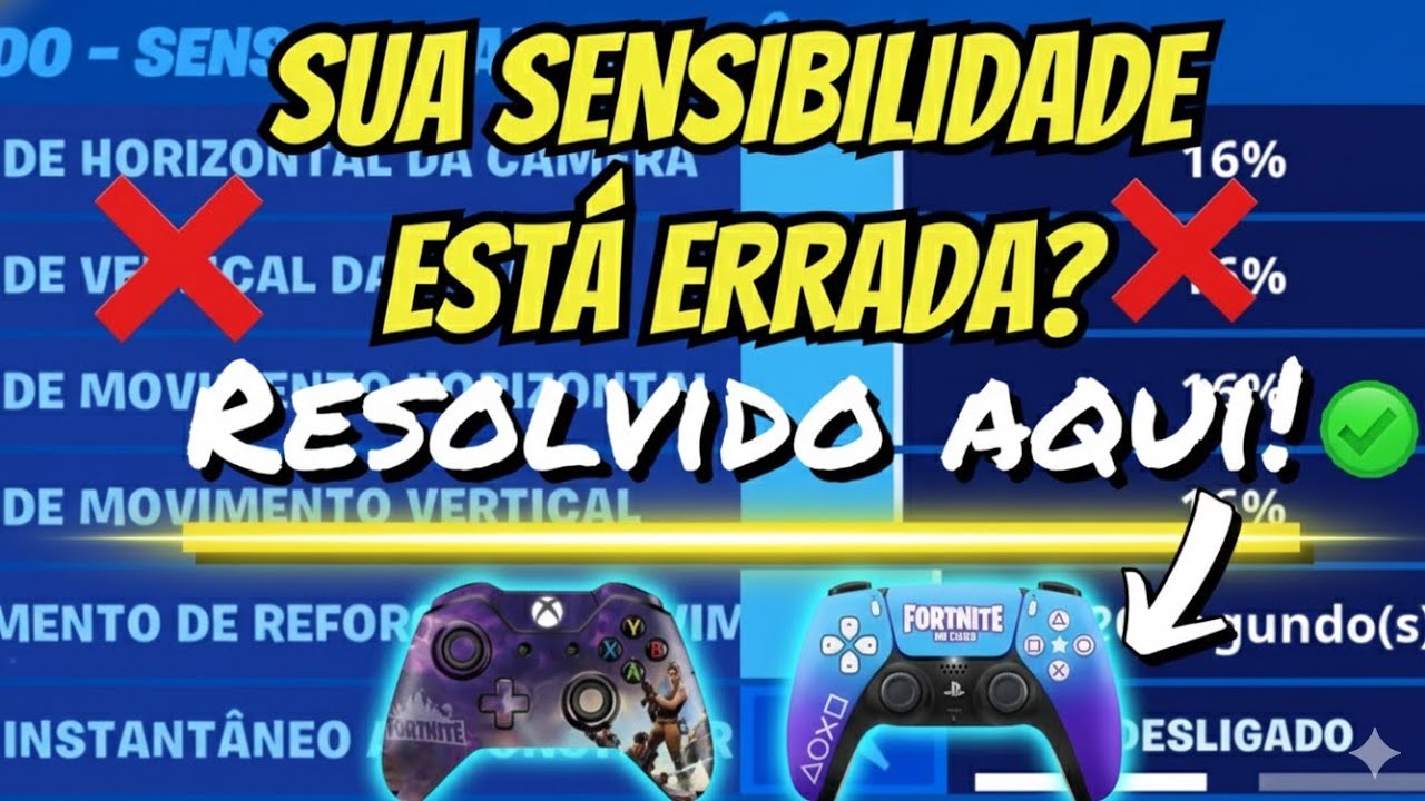 Fortnite, GUIA DEFINITIVO Pro Players fazem ISTO nas Configurações que você não FAZ! PS4, PS5 E XBOX
