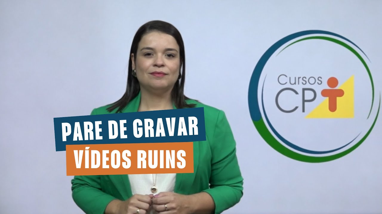 Como gravar vídeos? Veja essas dicas do CPT