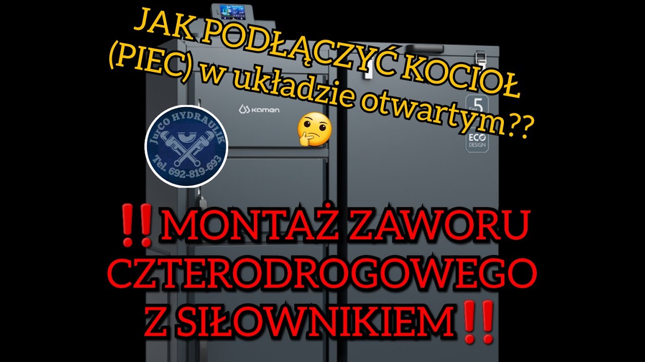 Wymiana kopciucha, Montaż pieca (kotła) na ekogroszek z zaworem czterodrogowym! Vlog hydrauliczny!