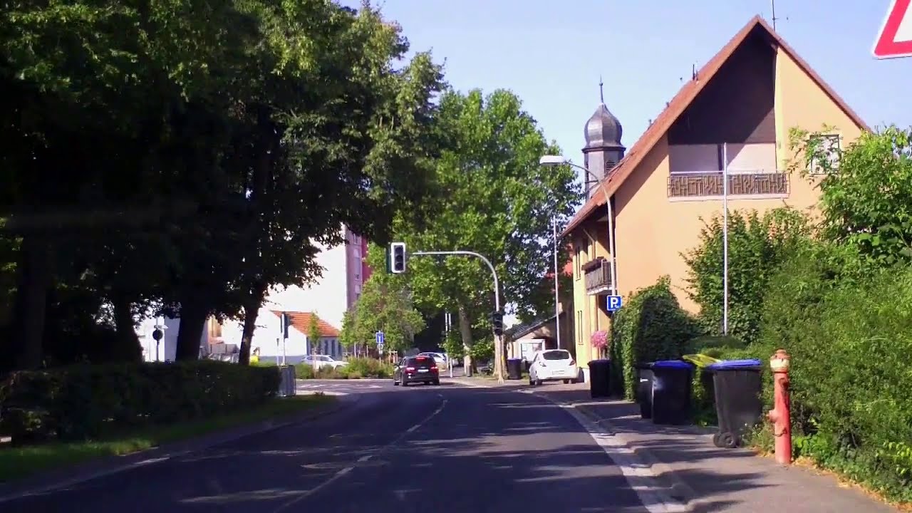 EINKAUFEN DAMALS IN GEROLZHOFEN MIT ALTEM STRECKENVERLAUF VON MÖNCHSTOCKHEIM - 01.AUGUST 2019