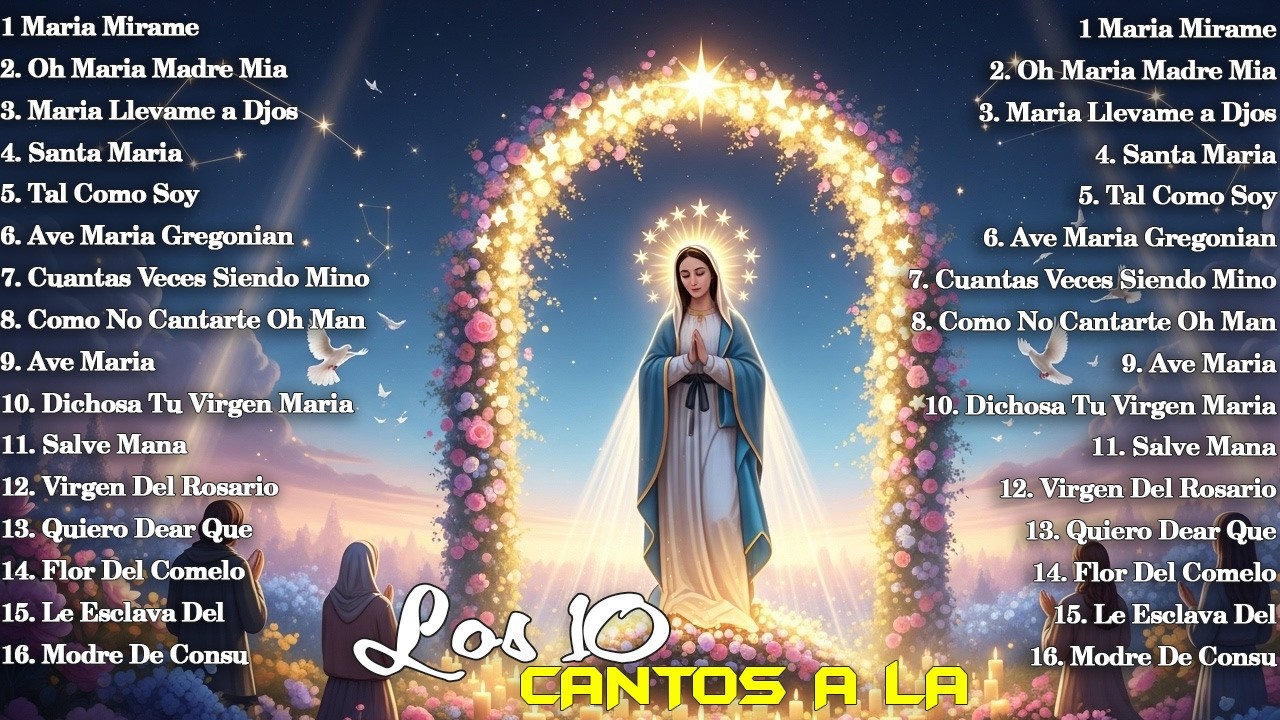 Cantos A La Virgen María | La Canción Mariana Más Hermosa Del Mundo 2026🌹