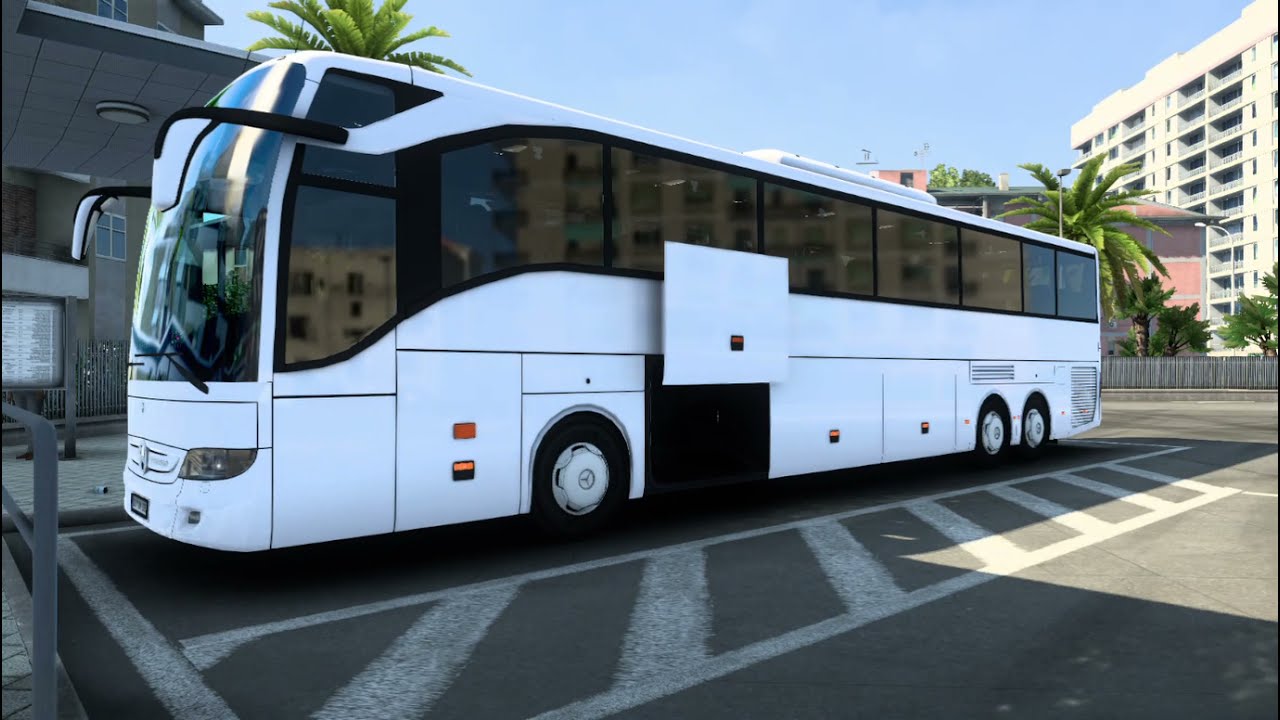 ETS2 World Tour: Palermo to Cassino (Mercedes Benz Tourismo 17RHD 2010)