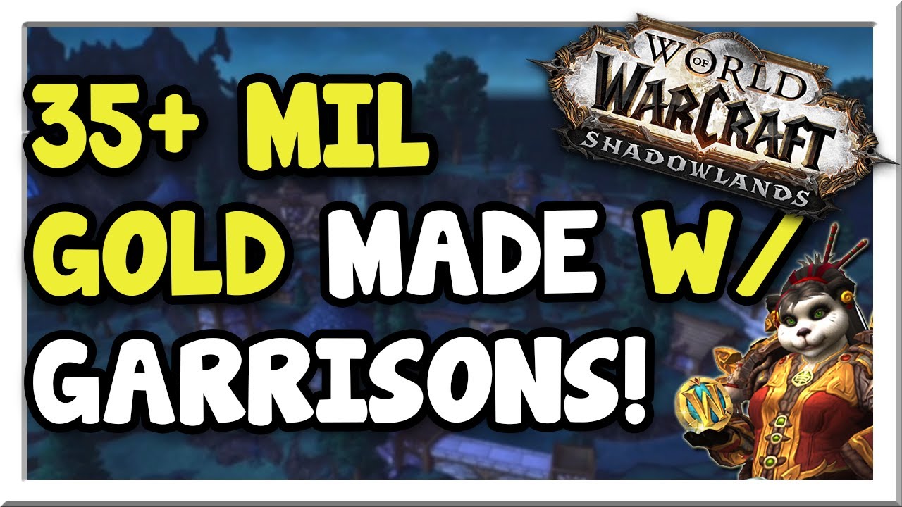 Making Gold w/ the Garrison! Tips & Tricks ft. Drizzling Rose | Shadowlands | WoW Gold Making Guide