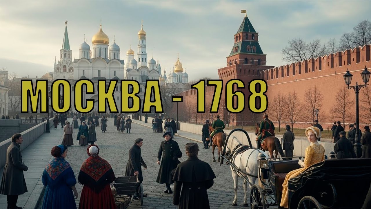 Тур по Москве 1768 года. (ИИ Реконструкция)
