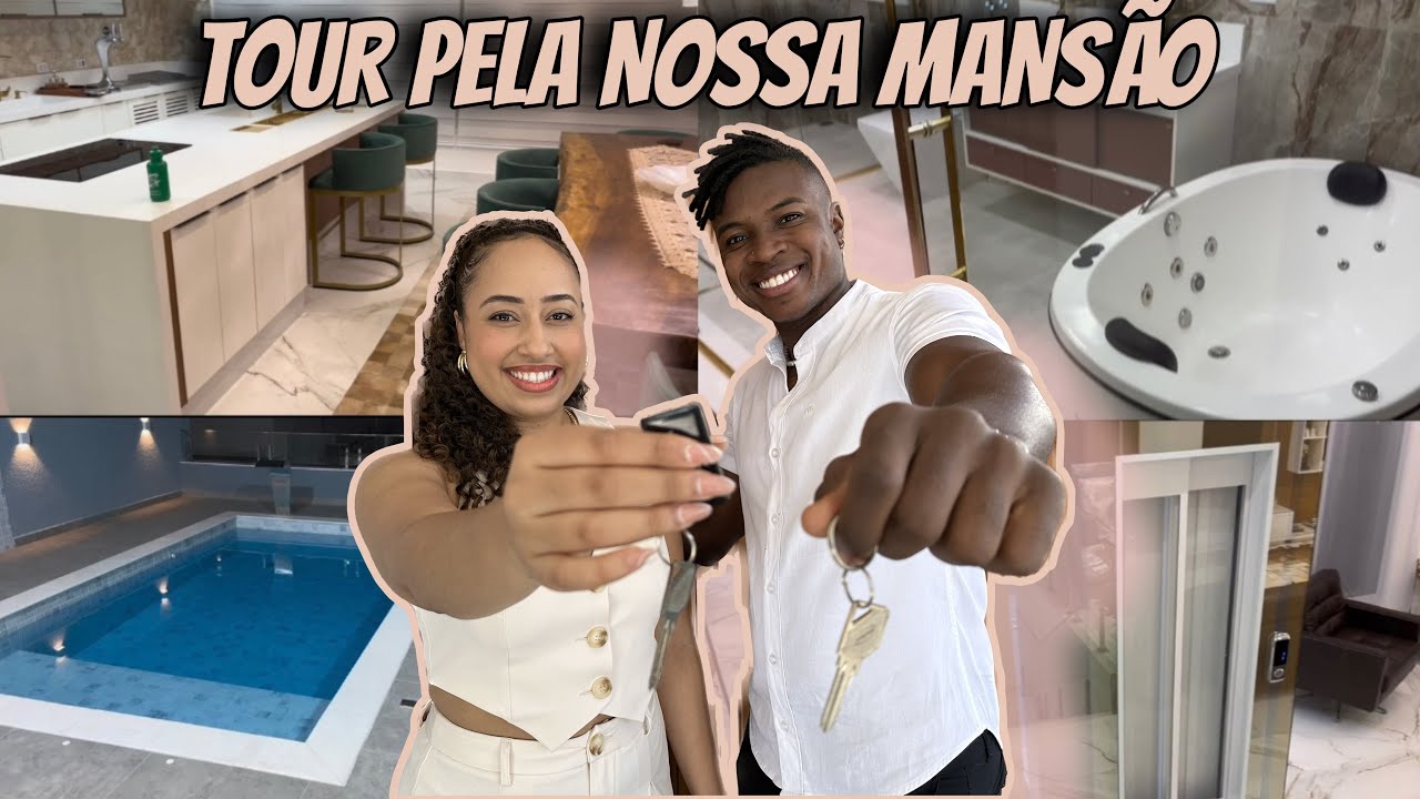 TOUR PELA NOSSA CASA NOVA!!