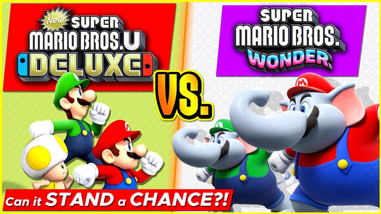 Super Mario Bros. Wonder против New Super Mario Bros. U Deluxe — насколько плох Mario U?
