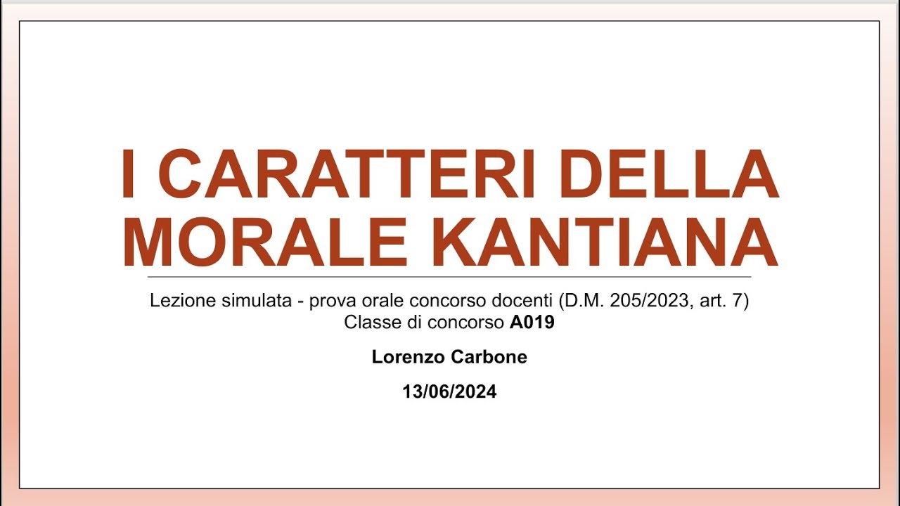 Prova orale concorso docenti - Lezione simulata cdc A019