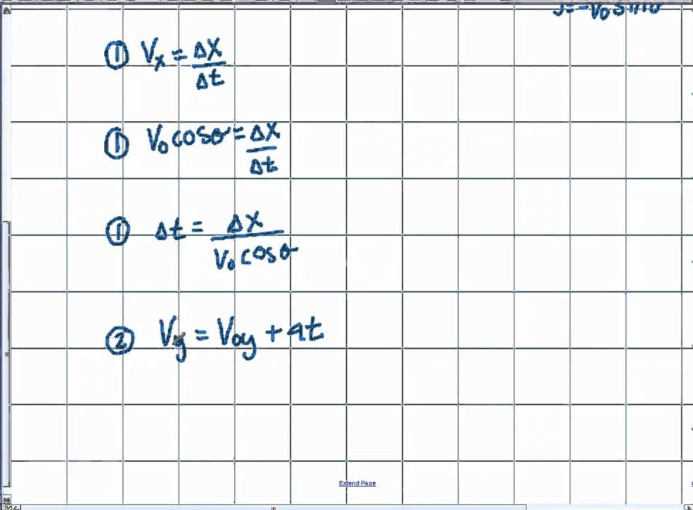 Physics: 2D Kinematics: Deriving the Range Equation