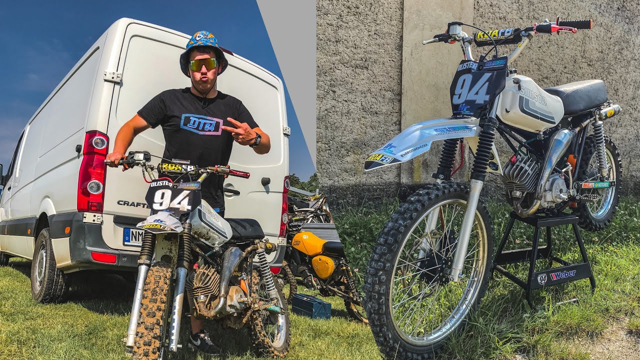 Motorrad Biathlon Ballenstedt 2021 / Simson Cross/ Vlog - Olister 94