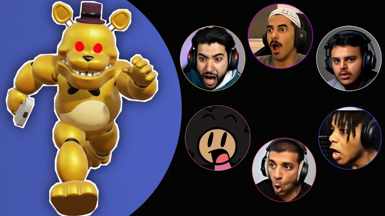 اليوتيوبرز في مواجهة فريدي الشرير ! | Hello Neighbor Fredbear