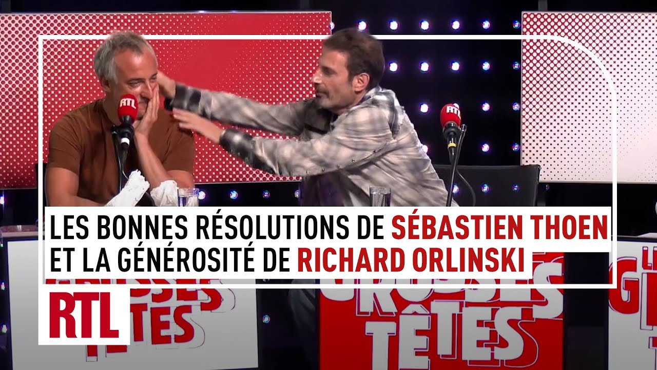 S&eacute;bastien Thoen annonce ses r&eacute;solutions, Richard Orlinski montre sa g&eacute;n&eacute;rosit&eacute; dans l'&eacute;mission