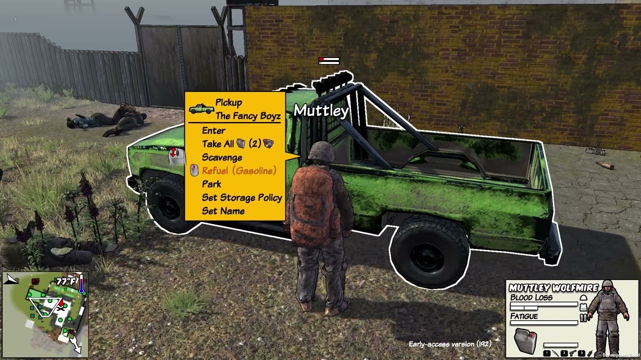 Survivalist invisible strain, vehicles need a sound check