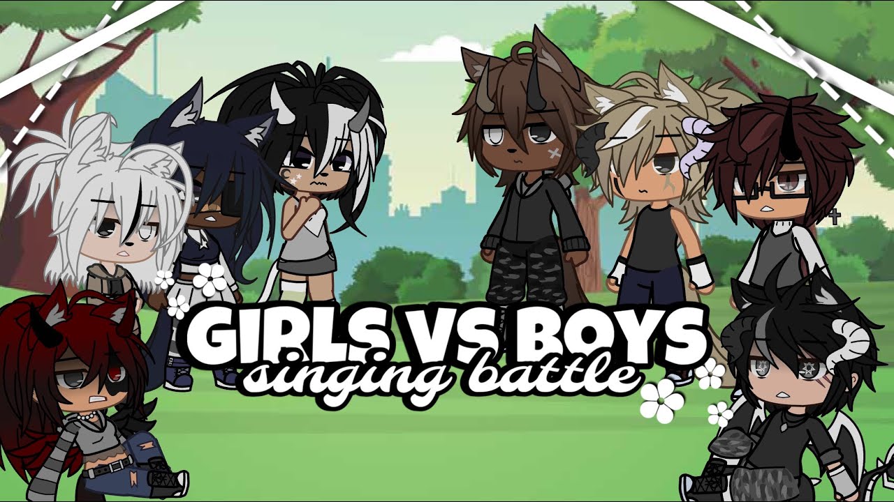 Girls vs Boys Gacha Singing Battle