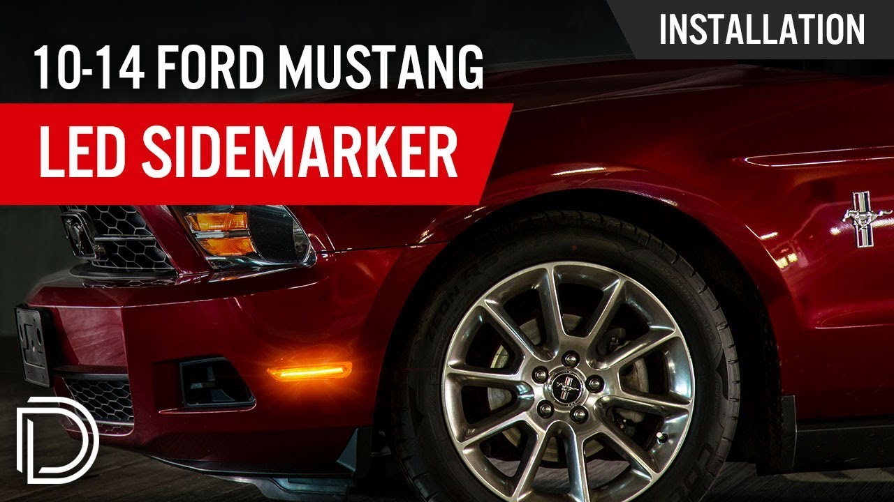 How to Install 2010-2014 Ford Mustang LED Sidemarkers by Diode Dynamics