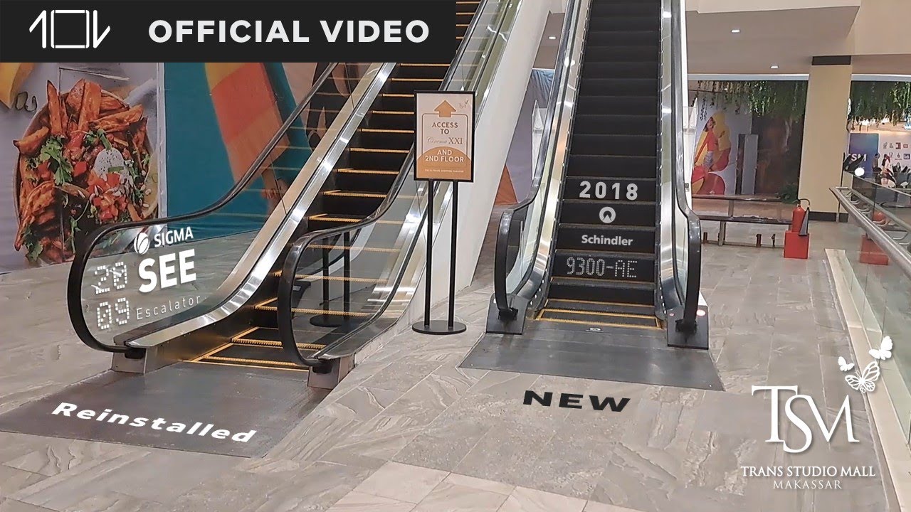 Sigma SEE & Schindler 9300AE Escalator - Trans Studio Mall Makassar (Ext. Wings)